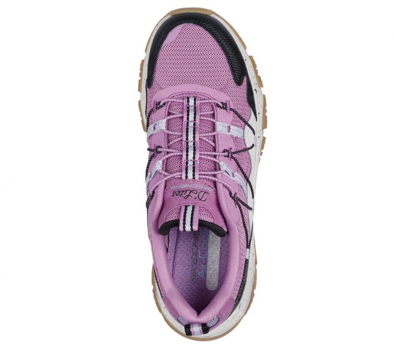 Pink Skechers D'lites Hiker - Hillock Women's Sneakers | NKIE-64597