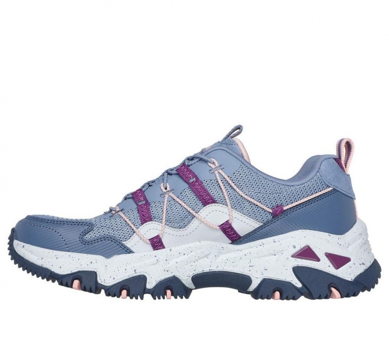 Pink Skechers D'lites Hiker - Hillock Women's Sneakers | IFED-73814