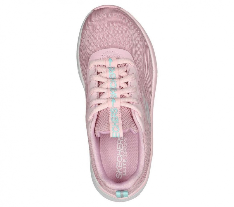 Pink Skechers Elite Sport - Radiant Squad Girls' Sneakers | KUWM-97216