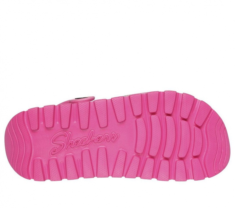 Pink Skechers Foamies: Arch Fit Footsteps - Starstruck Women's Sandals | CGMK-10342