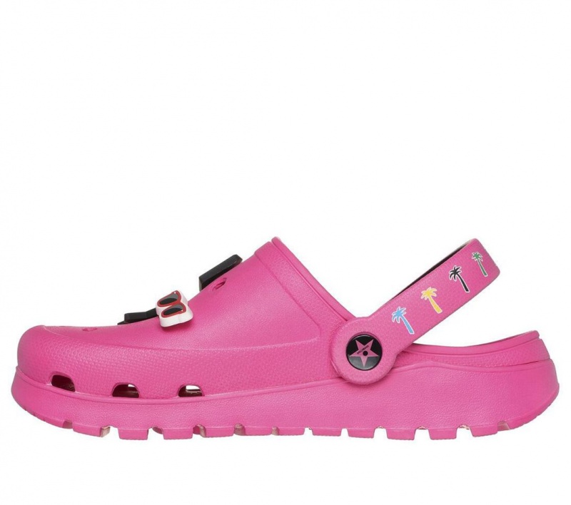 Pink Skechers Foamies: Arch Fit Footsteps - Starstruck Women's Sandals | CGMK-10342