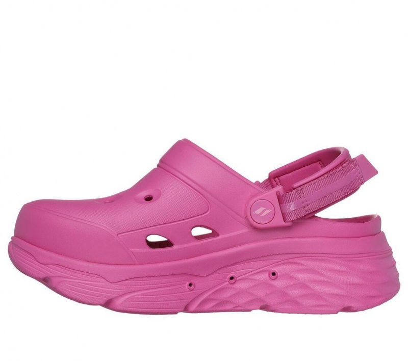 Pink Skechers Foamies: Max Cushioning - Dream Women's Sandals | GPOT-29504