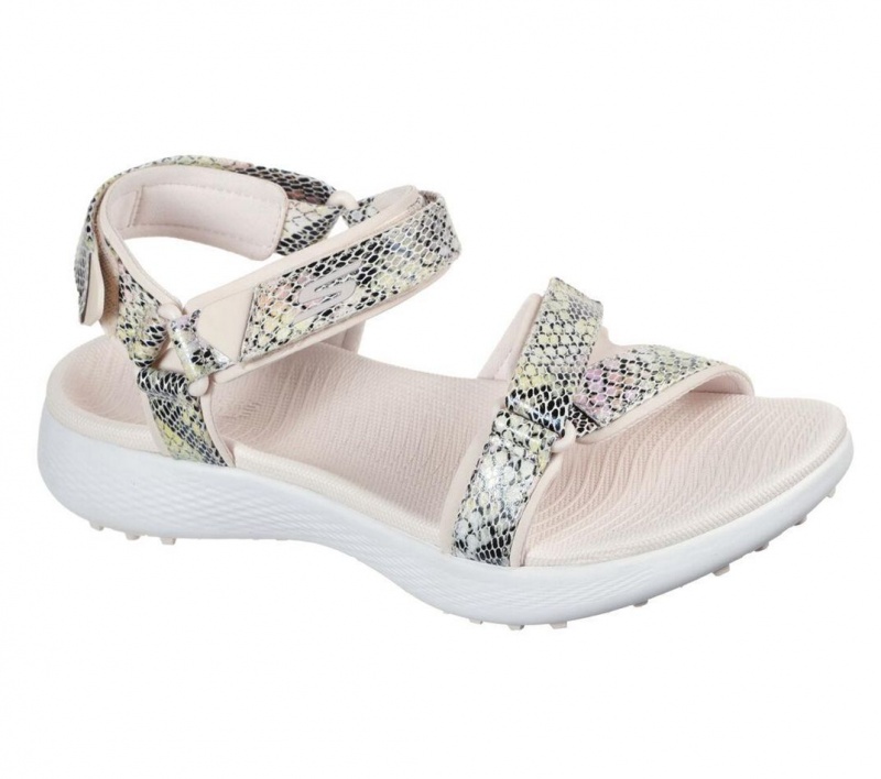 Pink Skechers Go Golf 600 - Charms Women's Sandals | FMQJ-42897