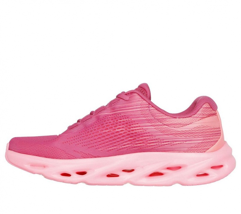 Pink Skechers Go Run Swirl Tech Speed - Ultimate Stride Women's Sneakers | IWJX-84163