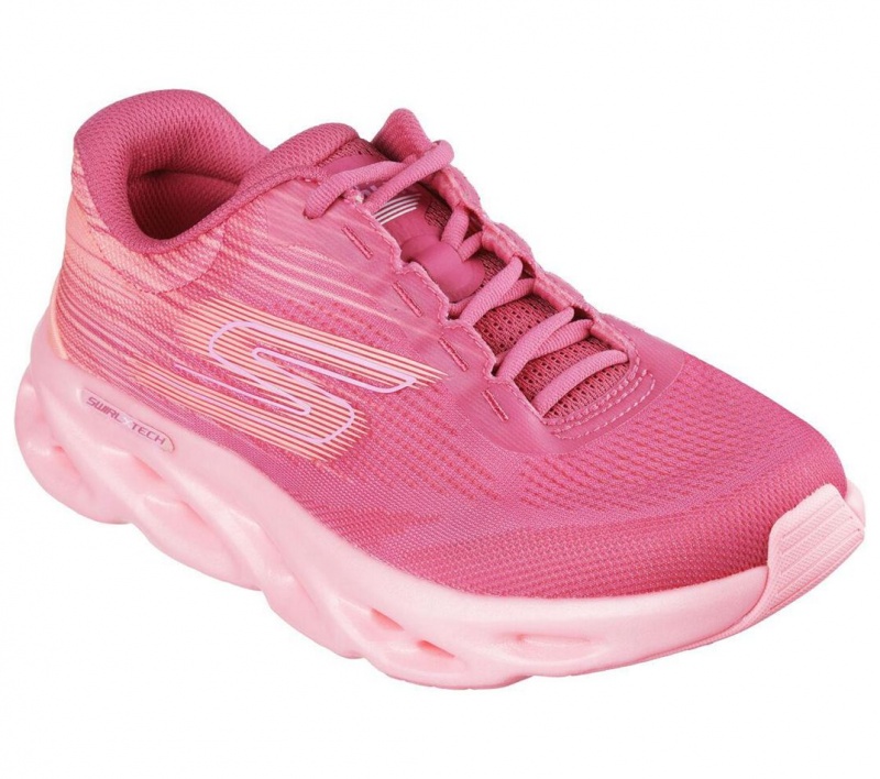 Pink Skechers Go Run Swirl Tech Speed - Ultimate Stride Women's Sneakers | IWJX-84163