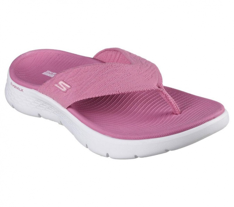 Pink Skechers Go Walk Flex - Splendor Women's Sandals | WRHA-36208