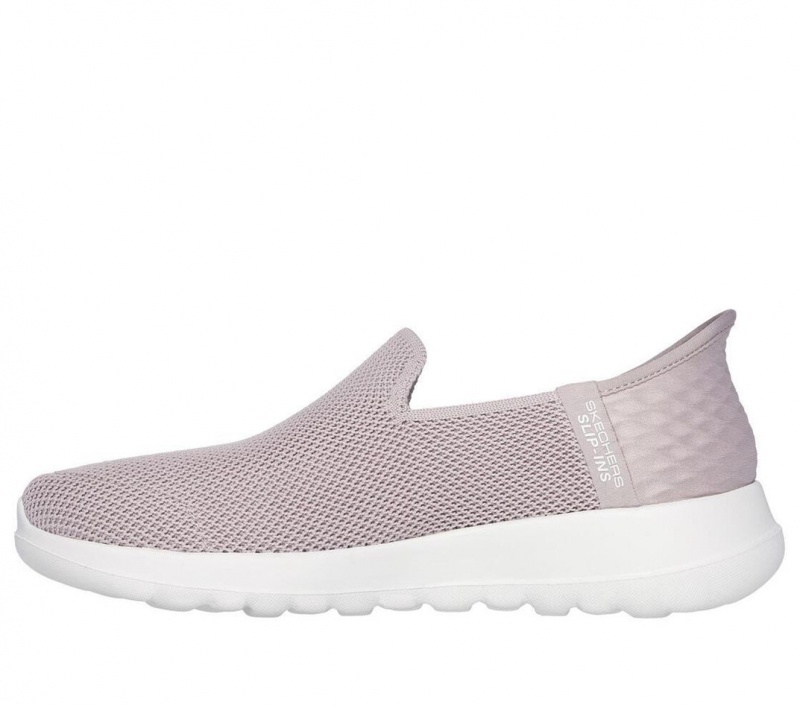 Pink Skechers Go Walk Joy - Vela Women's Slip On | ENQW-86741