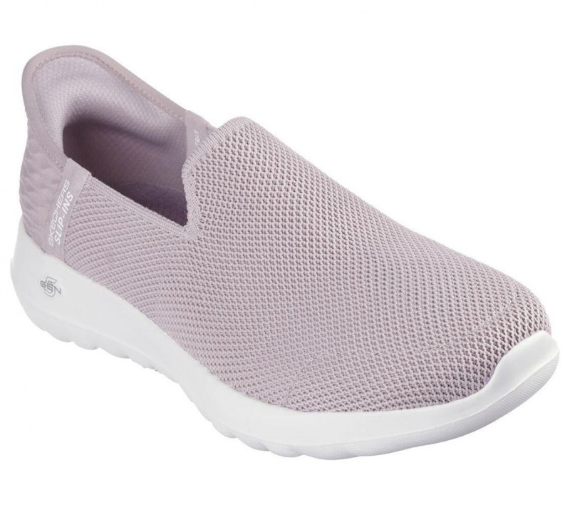 Pink Skechers Go Walk Joy - Vela Women's Slip On | ENQW-86741