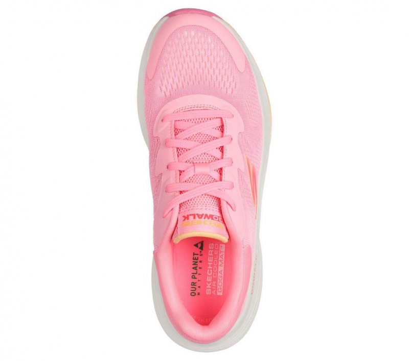 Pink Skechers Go Walk Max Walker - Vea Women's Sneakers | LVHP-07265