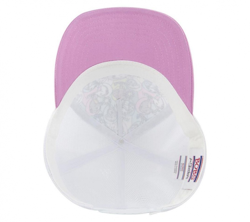 Pink Skechers In The Hood Trucker Women's Hats | XUTO-19248