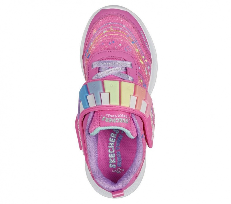 Pink Skechers Jumpsters 2.0 - Skech Tunes Girls' Sneakers | PXDU-53742