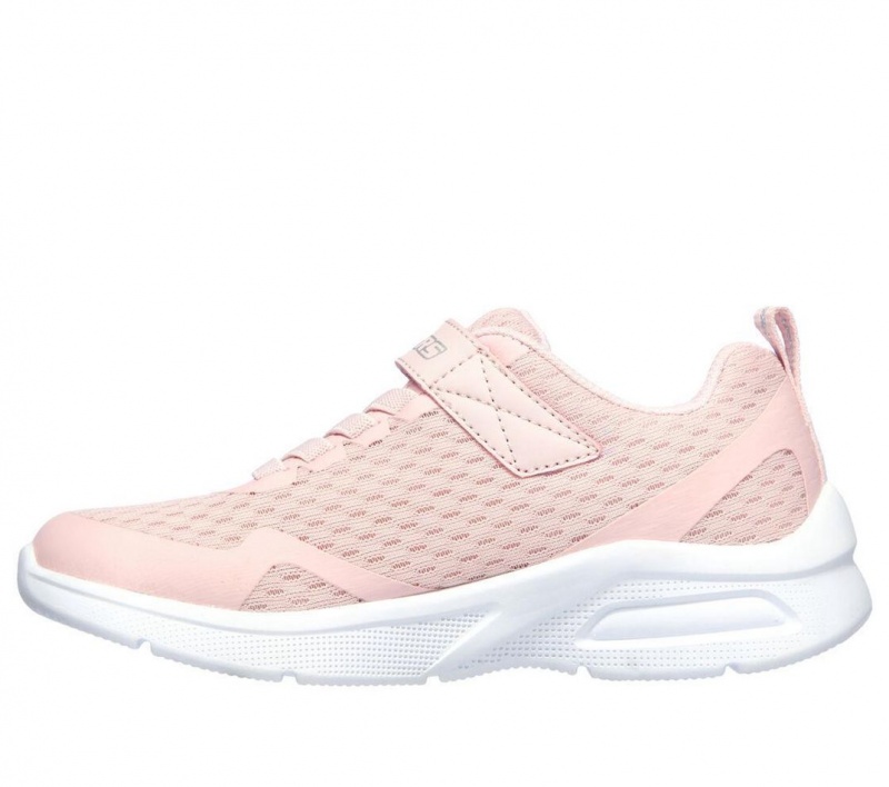 Pink Skechers Microspec Max Girls' Sneakers | APZS-92350