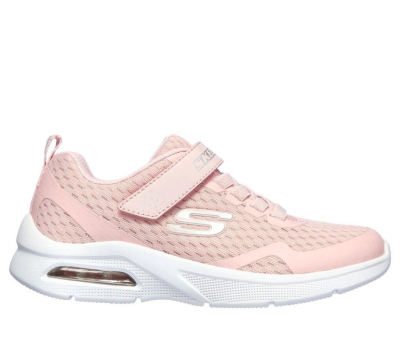 Pink Skechers Microspec Max Girls' Sneakers | APZS-92350