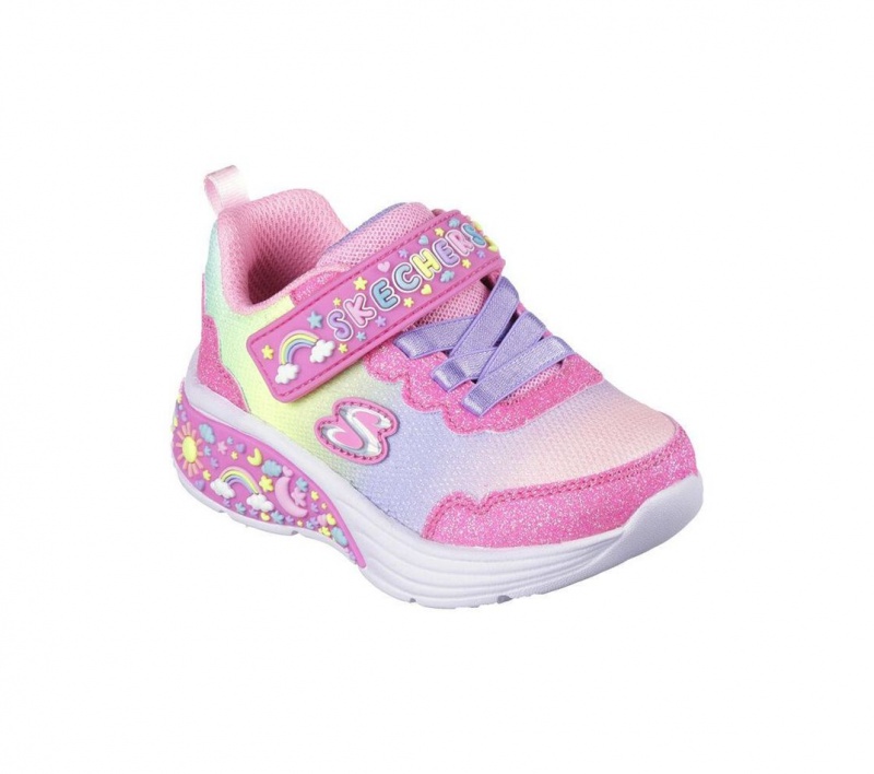 Pink Skechers My Dreamers Girls' Sneakers | HFPV-23946