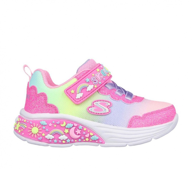 Pink Skechers My Dreamers Girls\' Sneakers | HFPV-23946