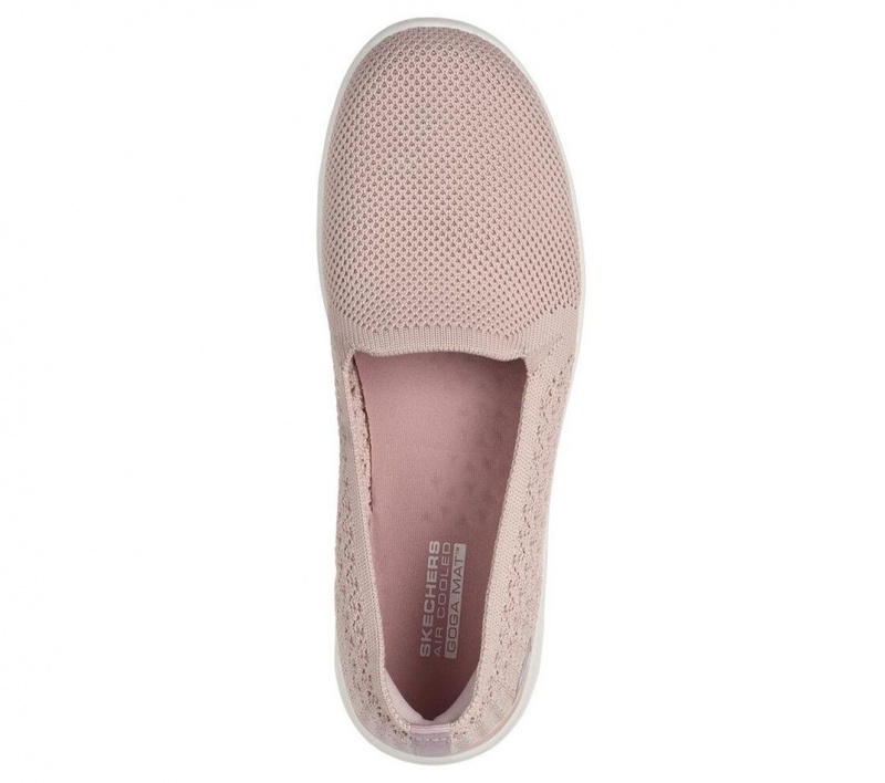 Pink Skechers On The Go Flex - Dahlia Women's Flats | ARLB-96823