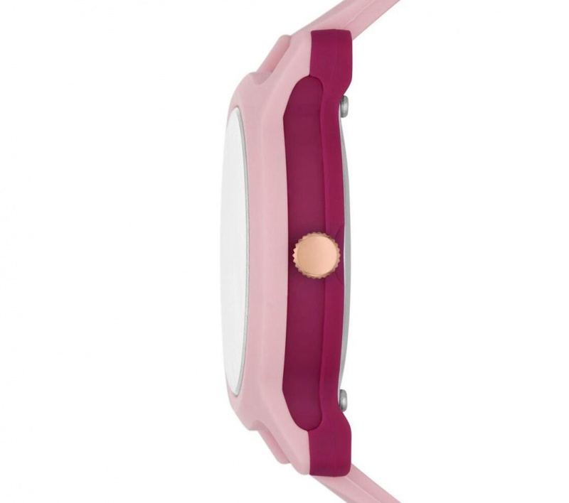 Pink Skechers Ostrom Gold Pink Burg Women's Watch | TRKL-35946