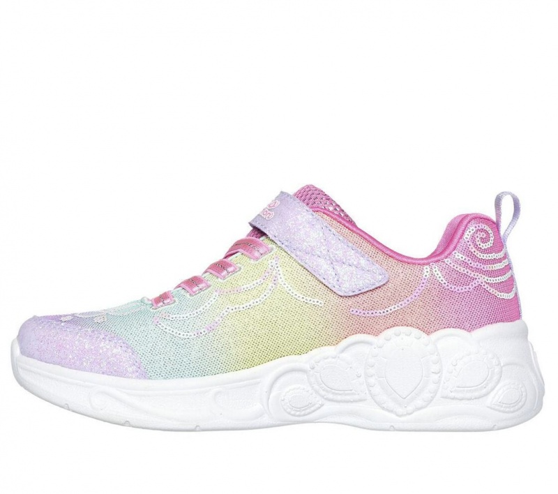 Pink Skechers Princess Wishes Girls' Sneakers | FOKJ-47068