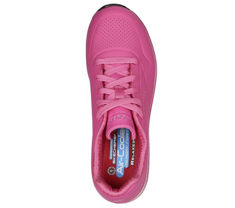 Pink Skechers Relaxed Fit: Uno Sr Women's Work Shoes | HOCA-53987