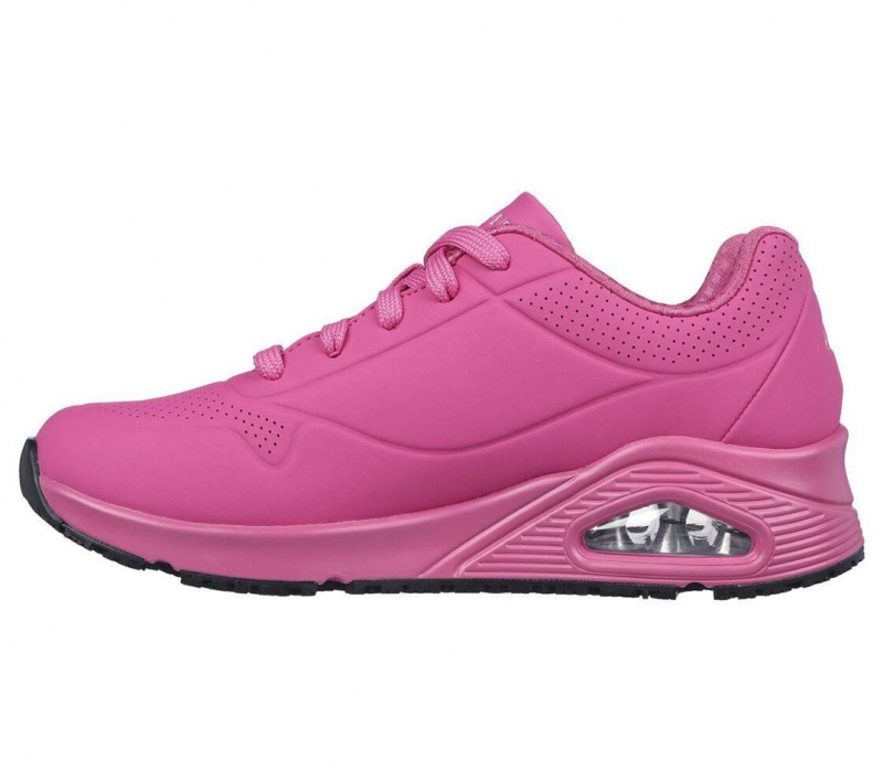 Pink Skechers Relaxed Fit: Uno Sr Women's Work Shoes | HOCA-53987