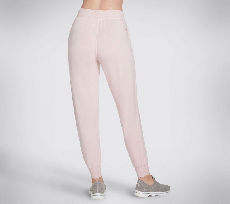 Pink Skechers Skechluxe Restful Jogger Women's Pants | QHXD-95136