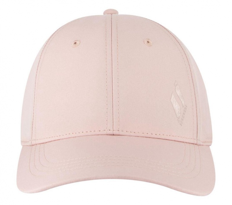 Pink Skechers Skech-shine Rose Gold Diamond Women's Hats | SGUN-15296