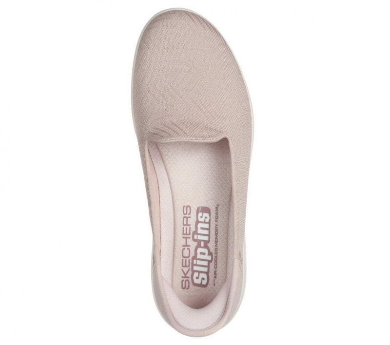 Pink Skechers Slip-ins: On The Go Flex - Clover Women's Flats | SCAI-36902