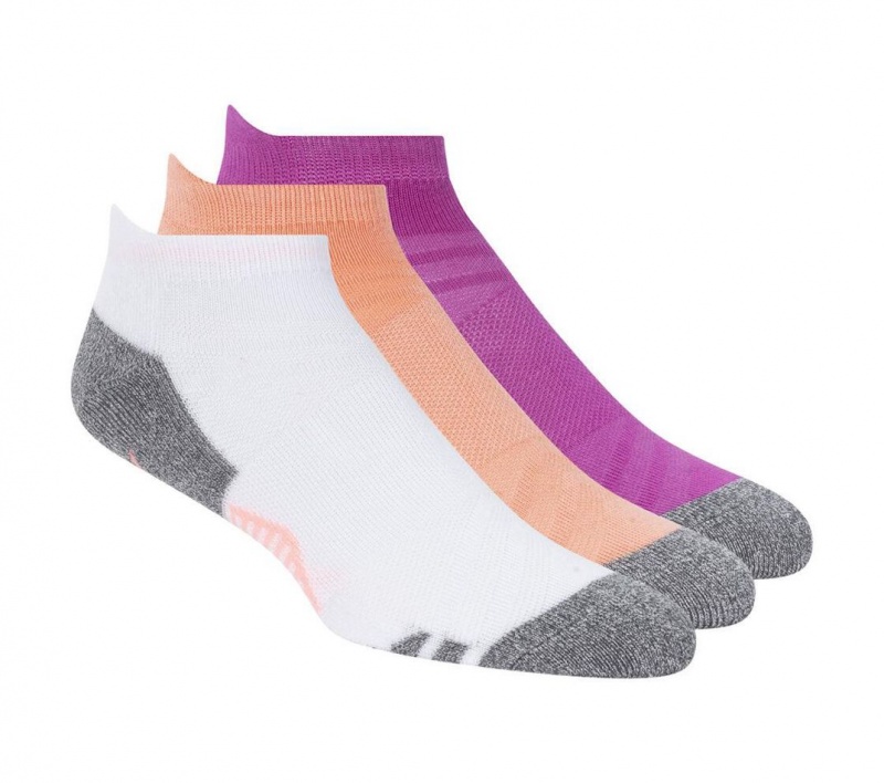 Pink Skechers Terry Low Cut - 3 Pack Women\'s Socks | TRSH-01587