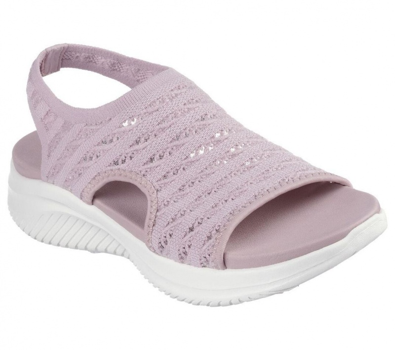 Pink Skechers Ultra Flex 3.0 - Replay Women's Sandals | OZMR-32716