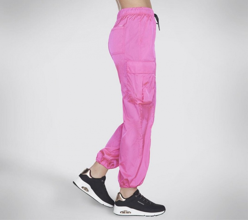 Pink Skechers Uno Cargo Women's Pants | PTWU-64170