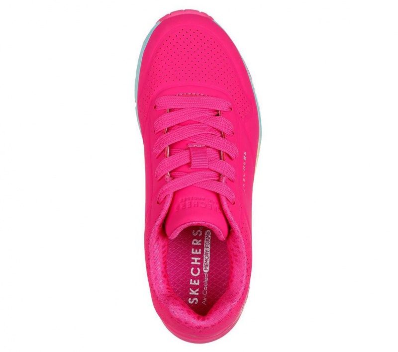 Pink Skechers Uno Gen1 - Pop Of Ombre Girls' Sneakers | NYMQ-81076