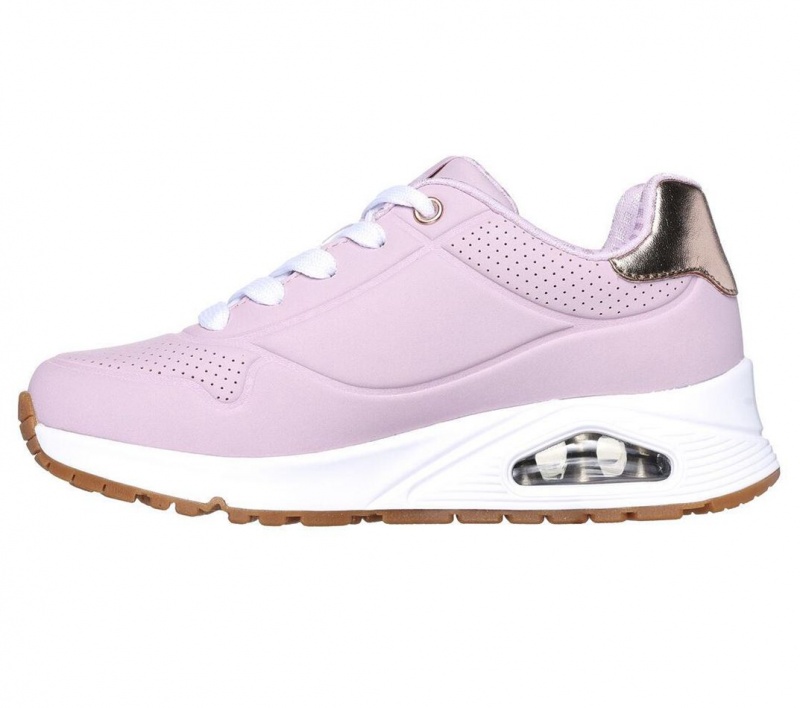 Pink Skechers Uno Gen1 - Shimmer Away Girls' Sneakers | BNLZ-59240