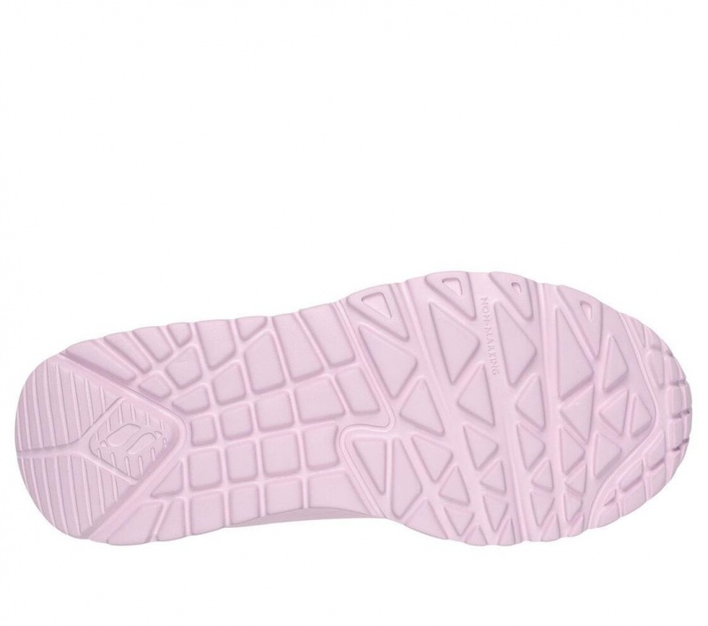 Pink Skechers Uno Lite - Easy Zip Girls' Sneakers | AXVN-64081