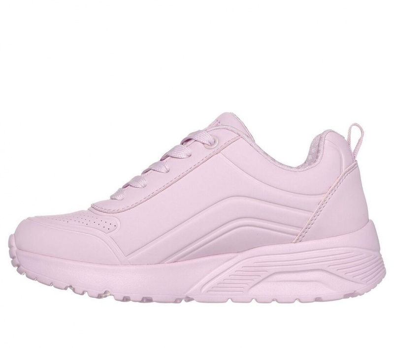 Pink Skechers Uno Lite - Easy Zip Girls' Sneakers | AXVN-64081