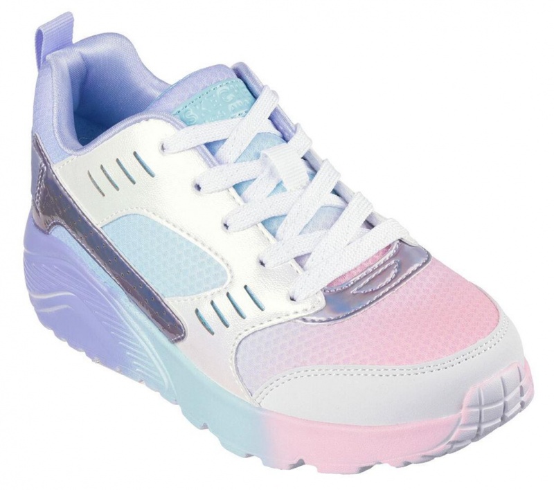 Pink Skechers Uno Lite - Electric Ombre Girls' Walking Shoes | YDHO-36874