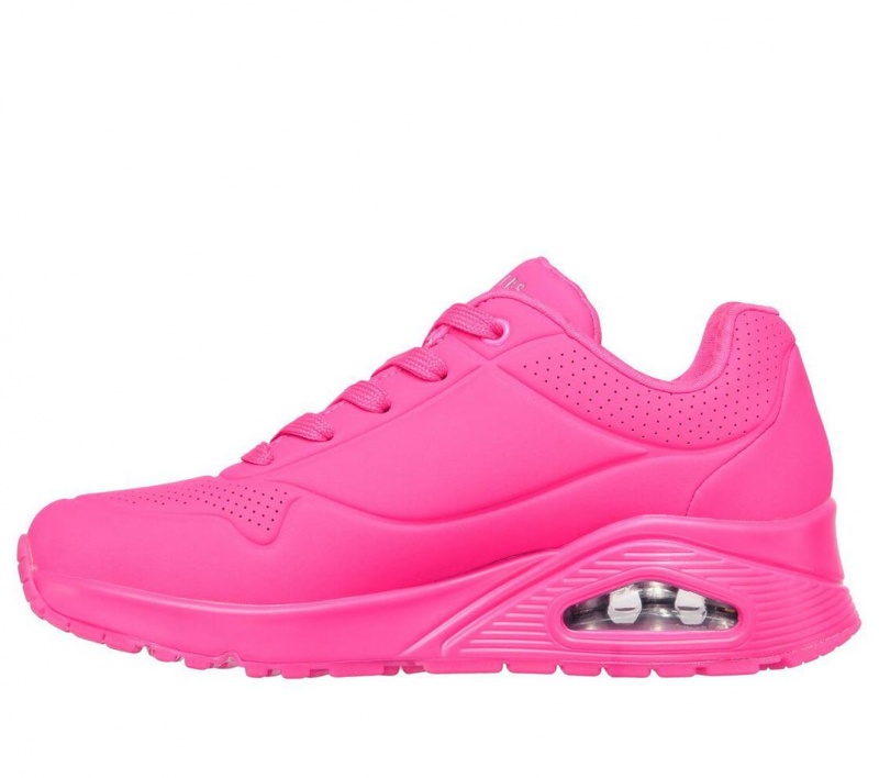 Pink Skechers Uno - Night Shades Women's Sneakers | FPOW-62831