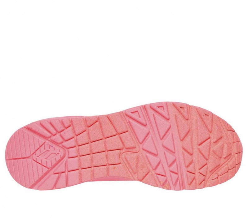 Pink Skechers Uno - Stand On Air Women's Sneakers | SDVP-10539