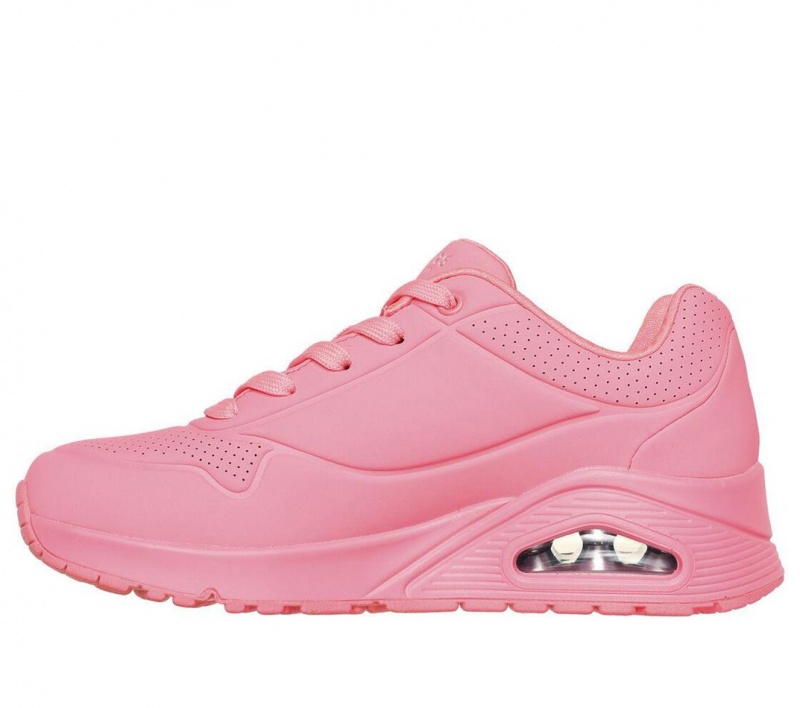 Pink Skechers Uno - Stand On Air Women's Sneakers | SDVP-10539