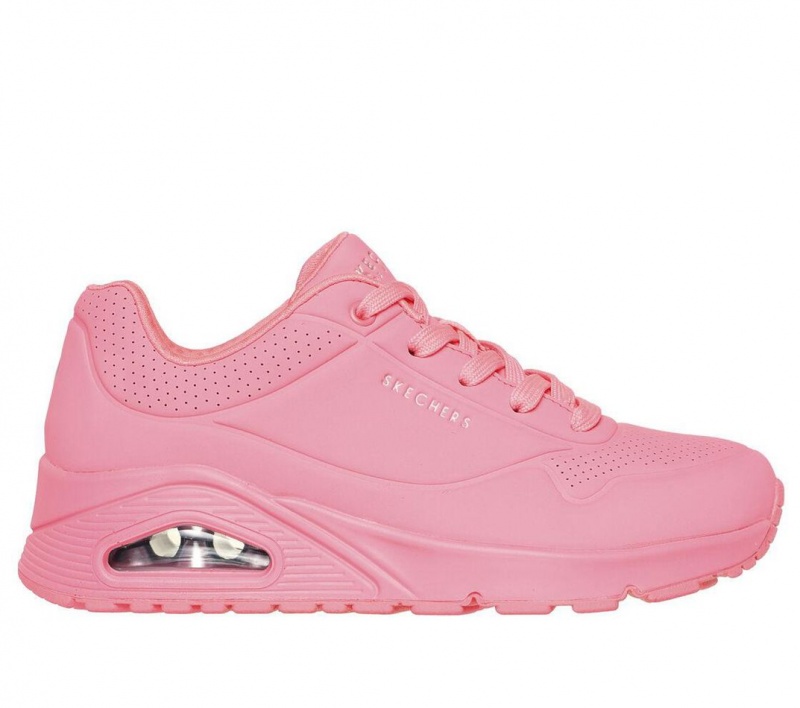 Pink Skechers Uno - Stand On Air Women\'s Sneakers | SDVP-10539