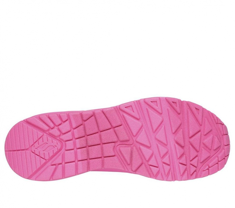 Pink Skechers Uno - Stand On Air Women's Sneakers | GNWL-04589