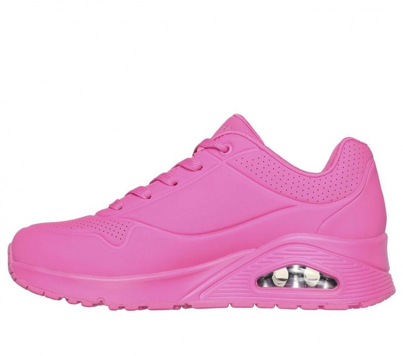 Pink Skechers Uno - Stand On Air Women's Sneakers | GNWL-04589