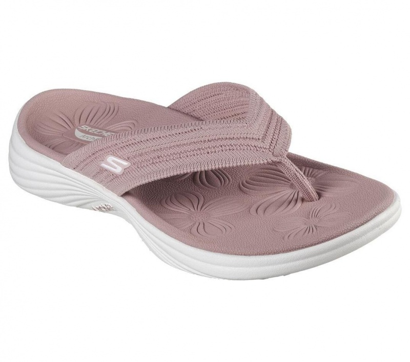 Purple Skechers Arch Fit Radiance - Lure Women's Sandals | QROJ-16289