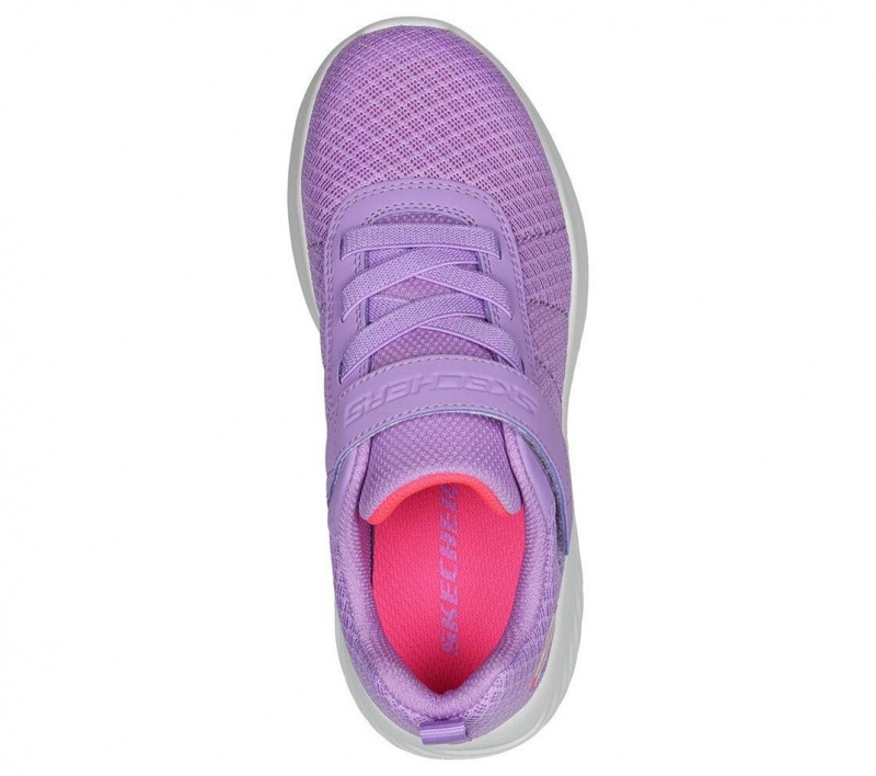 Purple Skechers Bounder - Cool Cruise Girls' Sneakers | LZNA-74908