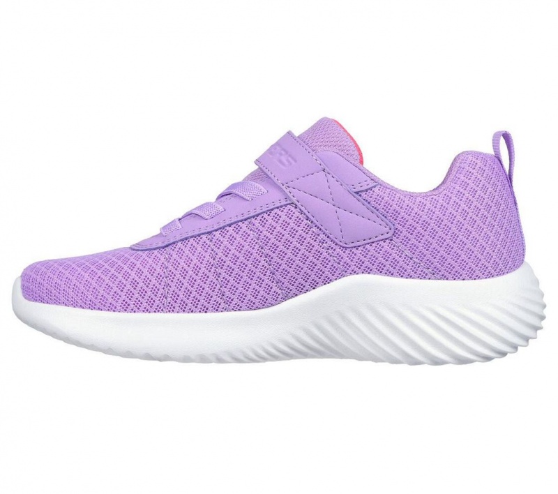 Purple Skechers Bounder - Cool Cruise Girls' Sneakers | LZNA-74908