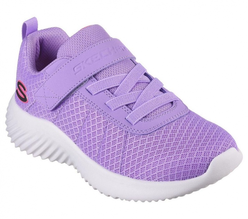 Purple Skechers Bounder - Cool Cruise Girls' Sneakers | LZNA-74908