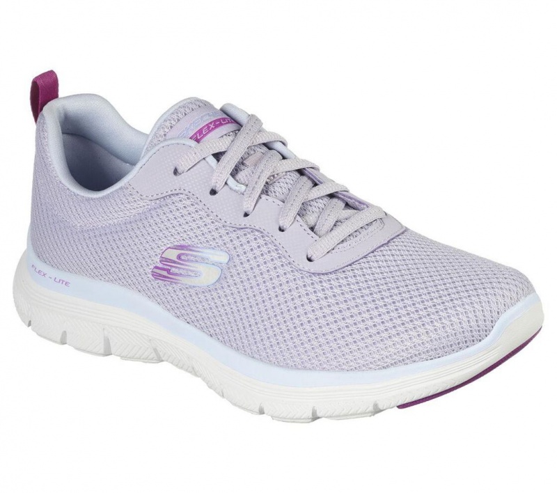 Purple Skechers Flex Appeal 4.0 - Brilliant View Women's Sneakers | NEFR-61385