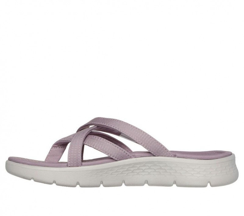 Purple Skechers Go Walk Flex - Express Women's Sandals | ERHD-69871