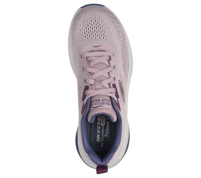 Purple Skechers Relaxed Fit: Skech-air D'lux Women's Walking Shoes | DAFU-36508