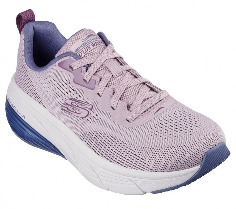 Purple Skechers Relaxed Fit: Skech-air D'lux Women's Walking Shoes | DAFU-36508