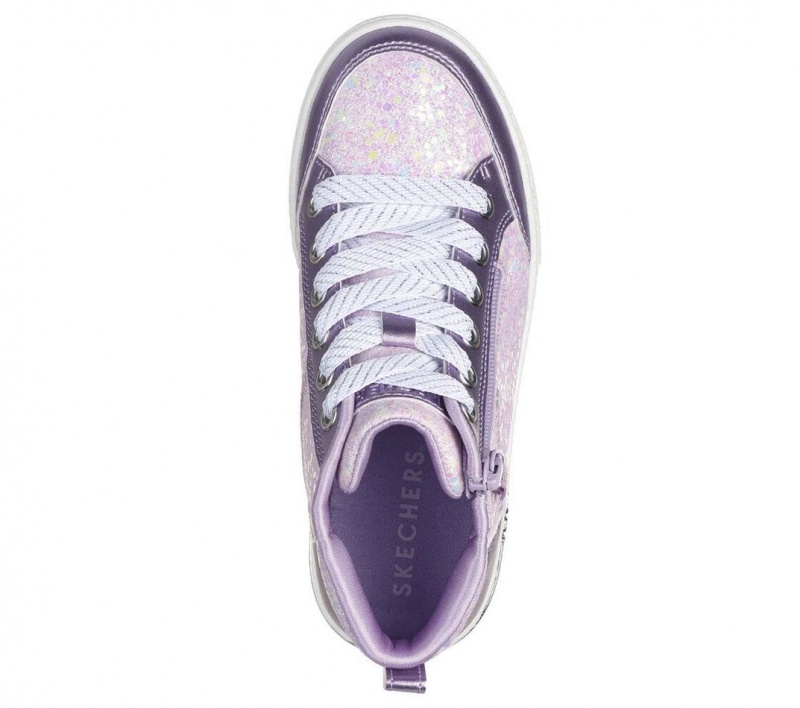 Purple Skechers Shoutouts - Glitter Queen Girls' Walking Shoes | BXQW-60429